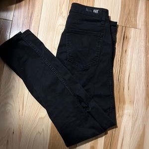 Black KUT ripped skinny jeans size 4
